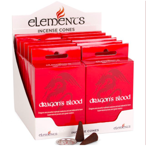 Incense Cones Dragons Blood (Elements)